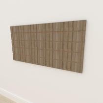 Painel canaletado 18mm amadeirado escuro altura 60 cm comp 120 cm