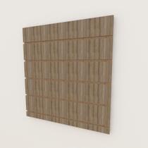 Painel canaletado 18mm amadeirado escuro altura 60 cm comp 60 cm