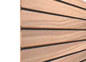 Painel Canaletado 90x45 madeirado 18mm com canaletas de pvc Preto