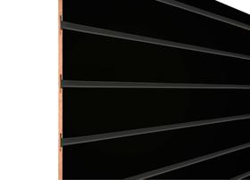Painel Canaletado 90x45 preto 18mm com canaletas de pvc Preto