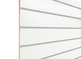 Painel Canaletado 90x60 branco 18mm com canaletas de pvc Branco