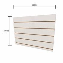 Painel canaletado branco mdf mdf canaletado painel mdf loja kit Painel canaletado placas Painel canaletado - E-nichos