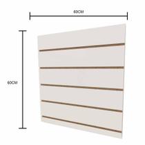 Painel canaletado branco mdf mdf canaletado painel mdf loja kit Painel canaletado placas Painel canaletado - E-nichos