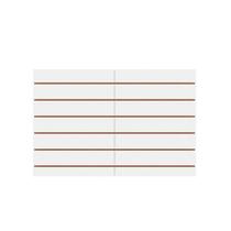 Painel canaletado canelado placa mdf branco 90x120