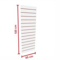 Painel canaletado painel expositores Chapa canaletada branco