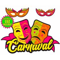 Painel Carnaval Neon - Kit 3 Unidades - Reino das Festas