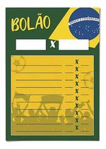 Painel Cartaz Decorativo Bolão Brasil Copa 2022 Futebol 2 Unidades