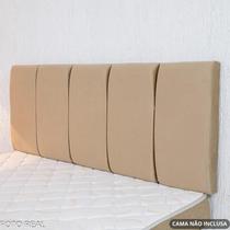 Painel Casal 1.40 Roma Veludo Bege Painel Casal 1.40 Roma Veludo Bege