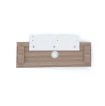 Painel Central para Tv Pe 40 Pandin Noce Naturale 30 cm 1.20 M