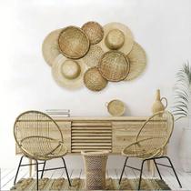 Painel Cestos de Parede com Chapéu Carambola