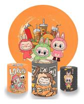 Painel + Cilindro Labubu Lançamento Anivesario 2025 Painel + Cilindro Labubu Lançamento Anivesario 2025