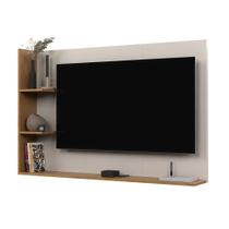 Painel Cissa Tv 32 40 43 50 Polegadas Prateleira Inferior Nicho Decorativo Suspenso Quarto Sala - Lojas Comprou Chegou