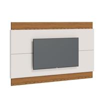 Painel Classic TV Até 60 Polegadas Parede Sala de Estar 2.6m Off White/Freijó MDP