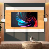 Painel Com LED Para TV Até 60 Polegadas Nature Off White Sophi 2.6 Shop JM