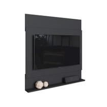 Painel Com Prateleira P/ Tv Ate 36" Ontario Preto Painel Com Prateleira P/ Tv Ate 36" Ontario Preto