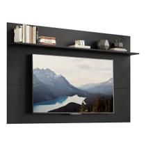 Painel com Prateleira para TV até 65" Multimóveis Amsterdã Plus FG3363 Preto