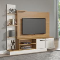 Painel com Rack Completo para TV 50 Pol. 165 x 155 Cm MDP Carvalho 0633 MENU