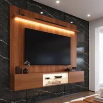 Painel com Rack Milano para TV até 70” com LED, Nicho Iluminado e Portas Basculantes Painel com Rack Milano para TV até 70” com LED, Nicho Iluminado e Portas Basculantes
