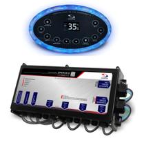 Painel Comando E Fonte Slim Light 8.371s Spa Sinapse S Aquec