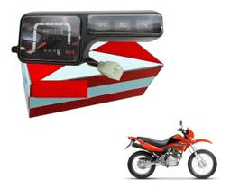 Painel Completo Com Carcaças e Velocímetro Honda Nxr 125 150 Bros 2003 2004 2005 Com Chicote e Lâmpadas