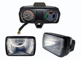 Painel Completo Mais Farol Honda Cg today Titan 1989 1990 1991 1992 1993 1994 1995 1996 1997 1998 1999