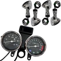Painel Completo Suzuki Intruder125 2002 A 2011 Pisca Cristal Painel Completo Suzuki Intruder125 2002 A 2011 Pisca Cristal