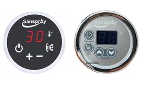 Painel controlador aquecedor 3 funcoes line clean sanpray