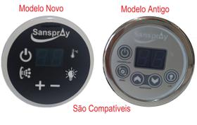 Painel controlador aquecedor 4 funcoes line clean sanspray