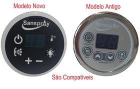 Painel controlador aquecedor 4 funcoes line clean sanspray