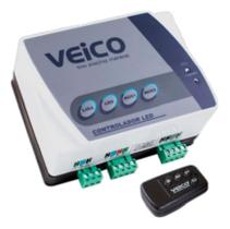 Painel Controlador Led Veico 6 24w Monofásico Bivolt