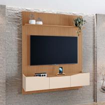 Painel Côte 100 MDF 3 Portas Basculante p TVs de Até 55 Polegadas