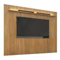 Painel Curitiba Sem Nicho 224cm para TV até 75 Polegadas Valdemoveis Cinamomo