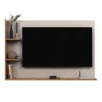 Painel de 50 Polegadas Berlim - Elegância e Tecnologia para Sua Casa Off White nature - Expresso Moveis