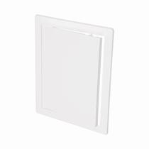 Painel de acesso ECOPRO VENT 8 x 10 cm de plástico branco para drywall Painel de acesso ECOPRO VENT 8 x 10 cm de plástico branco para drywall