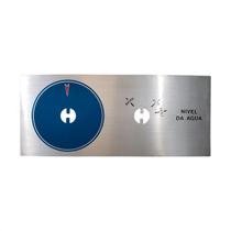 Painel de Alumínio Lava-Roupa Brastemp Filtromatic Antiga