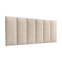 Painel de Cabeceira 5 Peças para Cama Box Solteiro Estofada 1,00m Várias Cores Painel de Cabeceira 5 Peças para Cama Box Solteiro Estofada 1,00m Várias Cores