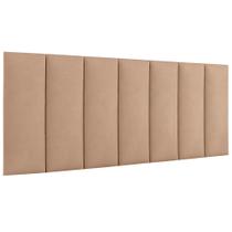 Painel de Cabeceira Casal para Quarto Greta 140cm Cappuccino