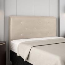 Painel de Cabeceira Desirée 140cm Casal Bege