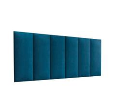 Painel de Cabeceira Lalus Azul 001 Dobravel - D&V - Lm Moveis