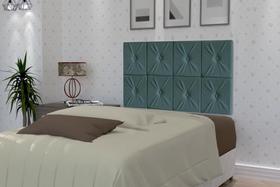 Painel De Cama Box Botão Solteiro 0,90 Elegance Cor ul