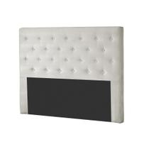 Painel de Cama Box Estofada Casal Hampton Suede Bege - Probel