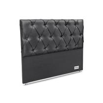 Painel de Cama Box Estofada Murat Facto Gray Casal - Courano Cinza - Ortobom