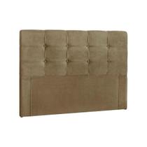 Painel de Cama Box Estofada Queen Clean Plus Suede Marrom Taupe - Simbal Painel de Cama Box Estofada Queen Clean Plus Suede Marrom Taupe - Simbal