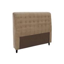 Painel de Cama Box Estofada Queen Dama Plus Suede Bege - Simbal Painel de Cama Box Estofada Queen Dama Plus Suede Bege - Simbal