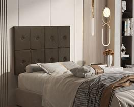 Painel de Cama box Prime Solteiro 0,90 Ferri cor Marrom - Comprar Moveis em Casa Painel de Cama box Prime Solteiro 0,90 Ferri cor Marrom - Comprar Moveis em Casa