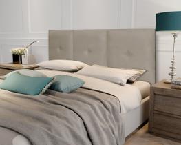 Painel de Cama Box Queen 1,64 Capricho cor Bege