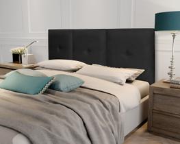 Painel de Cama Box Queen 1,64 Capricho cor Preto Painel de Cama Box Queen 1,64 Capricho cor Preto