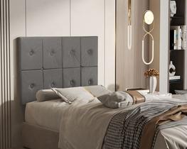 Painel de Cama Solteiro 0,90 Ferrari Plus cor Cinza - Comprar Moveis para sua Casa Painel de Cama Solteiro 0,90 Ferrari Plus cor Cinza - Comprar Moveis para sua Casa