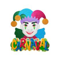Painel de carnaval bobo da corte EVA com glitter