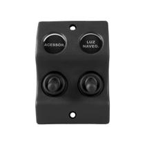 Painel de Comando 12 V Grafite ON/OFF Para Embarcações